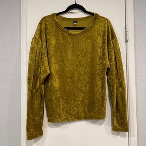 Free People Long Sleeve Tee in Olive